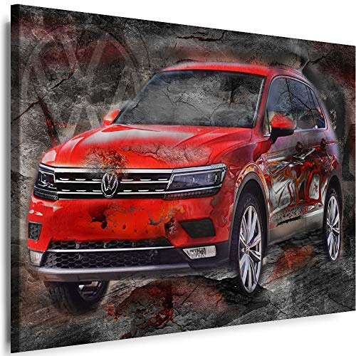 Myartstyle - Bilder Auto VW Sportwagen Cars 80 x 60 cm Leinwandbilder XXL - 1 Teilige Wandbilder Kunstdrucke w-a-2027-21