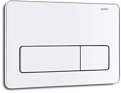 Gala Pulsador de doble descarga Eon3, color cromo, 25 x 16 x 3,3 centímetros (referencia: 5056369)