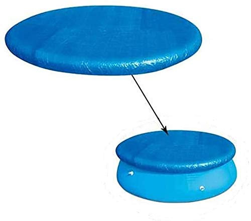 Yobby Pool Abdeckplane Rund Durchmesser 183cm,Poolabdeckung Schutzplane Regenfest Winddicht Staubdicht Abdeckung für Schwimmbad,Blau