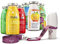 SmoothieDog Hundesmoothie 6er Mix + Doggyroller m. Halter, Karabiner, Lanyard Rosa - je 1x: Huhn, Rind, Lamm, Ente, Immunio, Veggie - Flüssiges Hundeleckerli - zucker- & glutenfrei - Zubehör- je 250ml