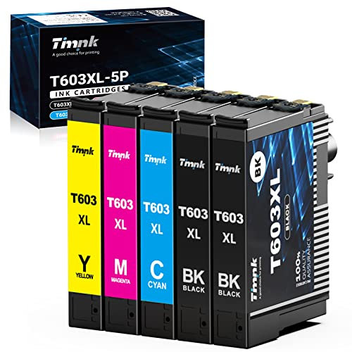 Timink 603XL Druckerpatronen Ersatz für Epson 603 603XL Tintenpatronen XP-3100 Druckerpatrone XP-3105 WF-2810 WF-2830 WF-2850 XP-2100 XP-4100 Multipack-4