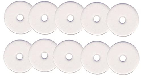 HEYXI Silikon-Discs 10 Stück Healing Silikon Piercing Discs für die Back Ohrringe Transparent Disc Pads für Ohrringe Fixing