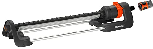 Gardena N2084FP Oszillierender Sprinkler, 3200 SQ, FT, schwarz, N2084FP: 3200 SQ, FT
