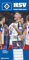 Hamburger SV 2024 - Fanplaner - Fußball-Kalender - Fan-Kalender - 22x45 - Sport
