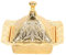 Cuenco para servir de oro con tapa, cuenco para servir de azúcar de caramelo con forma de minicuadrado vintage turco, cuencos para servir de fiesta de aperitivos de mini taza de fruta de estilo europe