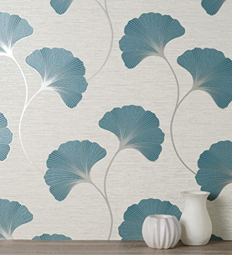 GAULAN - 500681975 Papier Peint Vinyle lessivable Fleurs en Relief avec d'effet metallisé pour Mur Salon Cuisine Bain Chambre Salle à Mange tête de lit - Échantillon DIN A4