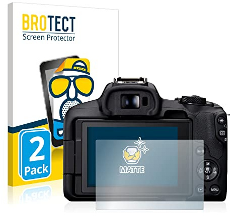 BROTECT Entspiegelungs-Schutzfolie für Canon EOS R50 (2 Stück) Matte Displayschutz-Folie, Anti-Reflex, Anti-Fingerprint