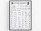 FOLLYGRAPH Stock Market poster - technical analysis print (50x70 cm WHITE)
