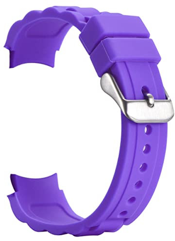 Alienwork Bracelet de Montre Bracelet en Silicone Violette Silicone Léger Doux Imperméable