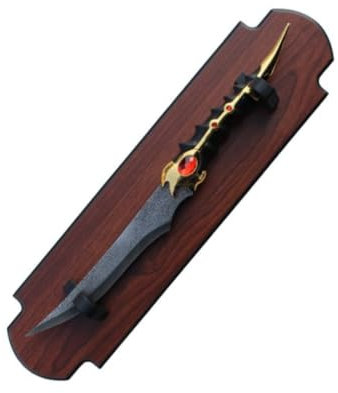 GOT Dolch Bran Stark - Valyrischer Dolch -mit Wandhalterung - Angriff auf Bran - Stich - Deko-Schwert - 48 cm -