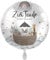 Folienballon * Zur Taufe - Herzlichen Glückwunsch * als Deko oder Geschenk für die Taufe | Größe: 43cm | Luftballon Ballon Geburt Taufdeko