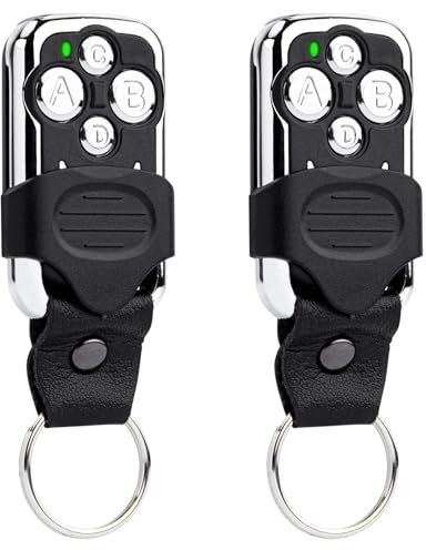 MotorLift Lot de 2 télécommandes pour porte de garage Chamberlain, Liftmaster 4335E/EML 4330E/EML 84335E/EML 94335E/EML, TX4UNIS, TX4UNIF, TX4UNI 433 MHz MotorLift ML500/700/750/850