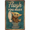 Cartoon Cartel Chapa Baño Metal Vintage, Retro Arte Mural Colgante Hierro Pintura Póster, Anime Letrero Pared Dibujos Animados para Hogar Baño Decoraciones Pared Decora Patrón Monstruo Wall Door Sign