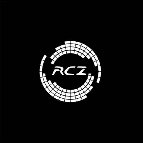 Lot de 2 Eclairage Porte Voiture pour Peugeot RCZ 2011-2014,Beau Personnalité Sécurité Portière Bienvenue Projecteur Voiture Décorer Accessoires,A