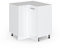 Vicco Eckunterschrank R-Line, Weiß Hochglanz/Weiß, 75.6 cm, AP Anthrazit