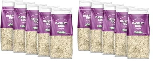 by Amazon Basmati Rice, 10 packs of 500g