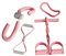 Harilla 4-teiliges Yoga-Fitnessgeräte-Set, Trainingsgeräte, tragbares Widerstandsband, Widerstandstraining für Frauen, Fitness im Freien