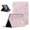 Kueqeay Custodia per iPad 9./8./7. Generation, Aesthetic Cat Motivo Disegno Flip Cover in pelle PU con Supporto Funzione Soft TPU Antiurto Tablet Case in Silicone, Rosa