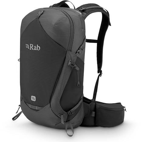 Rab Protium 27-Liter Lightweight Backpack - Comfortable Daypack for Hiking & Trekking - Anthracite - Large/X-Large