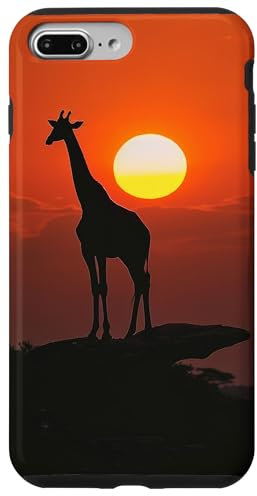 iPhone 7 Plus/8 Plus Sunset Giraffe Case
