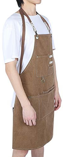 Grembiule impermeabile regolabile con tasche per ristorante, cucina, latte, tè, negozio di fiori, parrucchiere, #511, #511