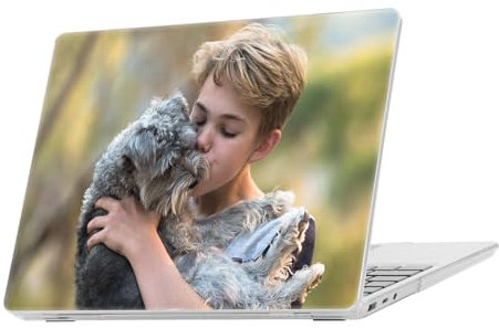 Custodia personalizzata compatibile con Surface Laptop Go 3 Go 2 Go 1 12.4 Inch Model 1943 (1943 Clear 1pic)