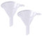 Lot de 2 entonnoirs rechargeables en plastique, pour remplir des bouteilles de lotion, eau, huiles essentielles, lotions, shampooing, etc