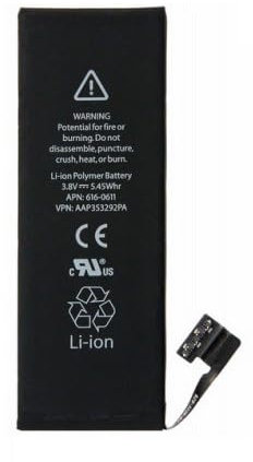 Mobile TM - Batteria compatibile con iPhone 5S A1453/A1457/A1518/A1528/A1530