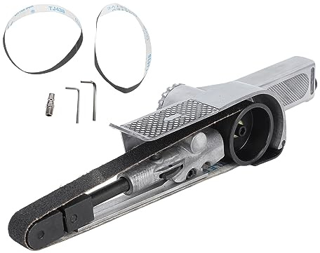 Levigatrice a Nastro Pneumatica KA900E 520x20mm - Levigatura Regolabile, Alta Efficienza per Legno e Metallo - Utensile Professionale per Industria Mobili e Falegnameria