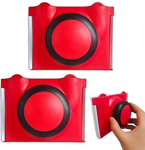 YIPFEN 2 pièces Outil multifonction de coupe des bords de peinture, rouleau peinture pour coins, murs et plafonds, l'outil parfait pour peinture bord parfait (Rouge)