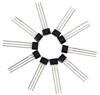 Hall-Effekt-Sensor, A3144E 3144 OH3144E, SIP, 3-polig, 10 Stück