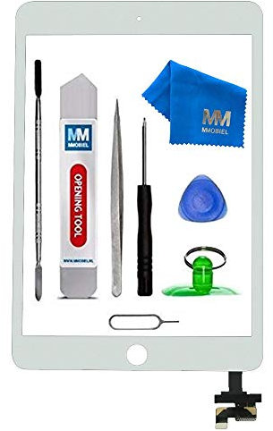 MMOBIEL Digitizer kompatibel mit iPad Mini 3 (Weiss) 7.9 Inch 2014 Touchscreen Front Display inkl IC Chip und Werkzeug