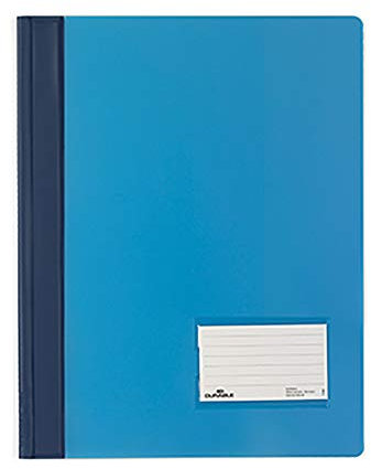 DURABLE Schnellhefter DURALUX, DIN A4, blau-transluzent VE = 1