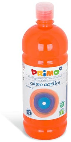 PRIMO 404TA1000250 1000 ml Orange Acrylfarbe – Acrylfarben (Orange, Flasche, CE, 1000 ml)