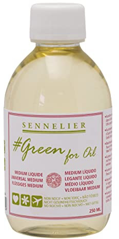 Médium liquide 250ml Green for Oil - Sennelier