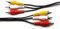 MainCore 15cm Long 3 x Phono Male To 3 x Phono Male Cable Audio Composite Video RCA Lead (Available in 0.15m, 0.25m, 0.50m, 1m, 2m, 3m, 5m, 7m, 10m, 15m, 20m, 25m) (0.15m)