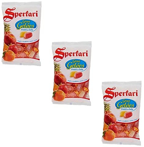 3x Sperlari Frutti Del Sole Desserts schmecken Sonnenfrüchte Italien 200g Beutel