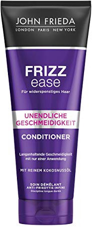 John Frieda Frizz Ease Unendliche Geschmeidigkeit Spülung/Conditioner- 250 ml - nährt das Haar tiefenwirksam - verleiht Geschmeidigkeit