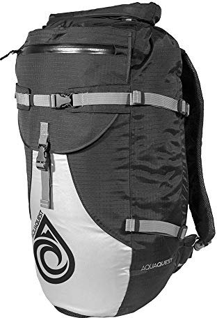 Aqua Quest Spindrift Backpack - 30 L - Black + Reflective