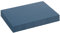 Harbour Housewares Glass Placemats - 30x20cm - Blue - Pack of 6 - Dining Table Place Mats Glass Plate Tabletop Protector for Kitchen Dinner, Worktops