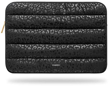 Vandel - Leopard Laptop Case for Macbook & iPad (12.9-14) - Puffy Padded Sleeve