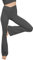Haiorziyou Damen Hosen Sommer Damen Leicht Yogahosen Bootcut Fitness Flared Leggings Weite Bein Trainingshose Schlaghose Activewear-Hosen Hohe Taille Lange Hosen für Sport Jogging Fitness Freizeithose
