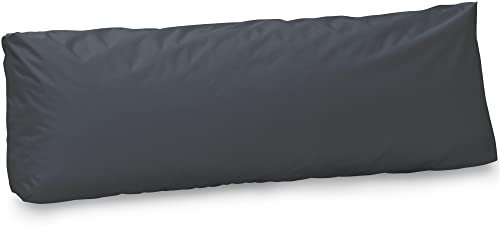 Spatium Jumbo XXL Palettenkissen Set abnehmbar Bezug wasserdicht gesteppt Palettenpolster Palettenauflage Palettensofa (Anthrazit, Langes Rückenkissen 80x40x20)
