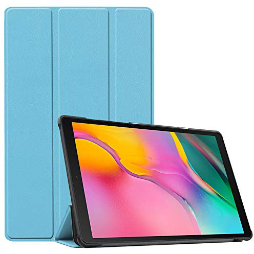 INSOLKIDON Compatible with Case for Nokia T20 10.4''2021 (TA-1397, TA-1394, TA-1392) Case, Ultra Slim Lightweight PU Leather Magnetic Cover Case with Stand for Nokia T20 10.4 Inch Tablet (Light blue)