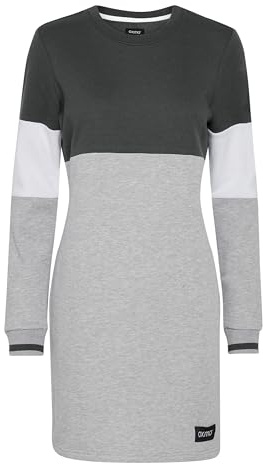 OXMO OXOmila Damen Sweatkleid Maxikleid Kleid