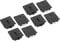 4 Pairs Furniture Roller Wheels Nylon Single Wheel Closet Cabinet Wardrobe Sliding Door Pulley