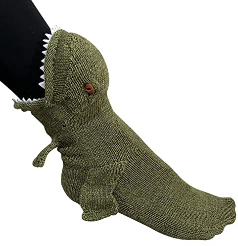 LOLAT Lustige Cartoon-Tiersocken, Weihnachtsgeschenk: warme Wintersocken mit Katze und Hirsch für Mädchen und Damen