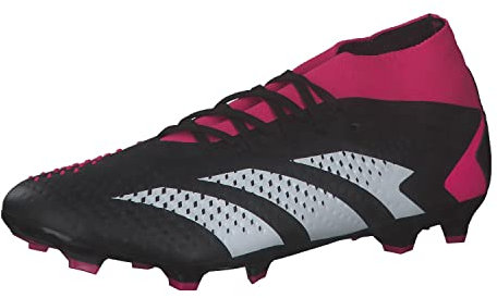 adidas Herren Predator Accuracy.2 Fg Fussballschuh, Cblack Ftwwht Teshpk, 41 1/3 EU