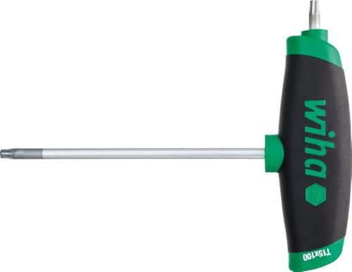Schraubendreher m.Quergr.364DS T20x100mm TORX® m.Seitenabtr.WIHA