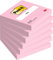 Post-it Notes, Pink, 6 Blöcke, 76 mm x 76 mm, 100 Blatt pro Block - Selbstklebende Notizzettel zum Notieren, für To-Do-Listen und als Erinnerung